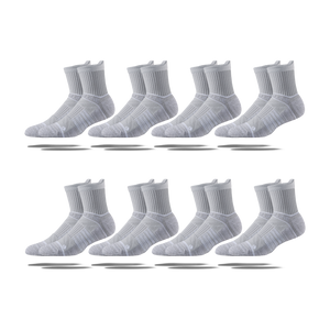 Grey Men's Mid Socks 8-Pack
