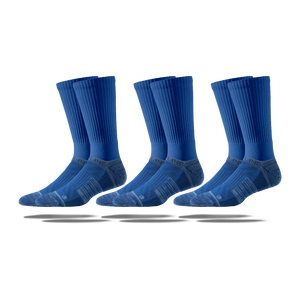 blue Men's Crew Socks 3-Pack
