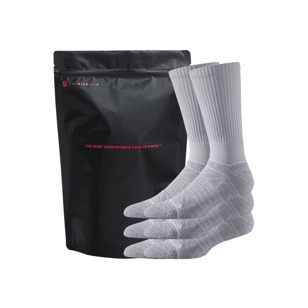 Grey Crew Socks pack 3 with Package