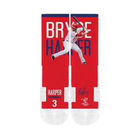 Bryce Harper Swing Action Socks