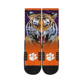 Clemson Tiger Mascot Socks