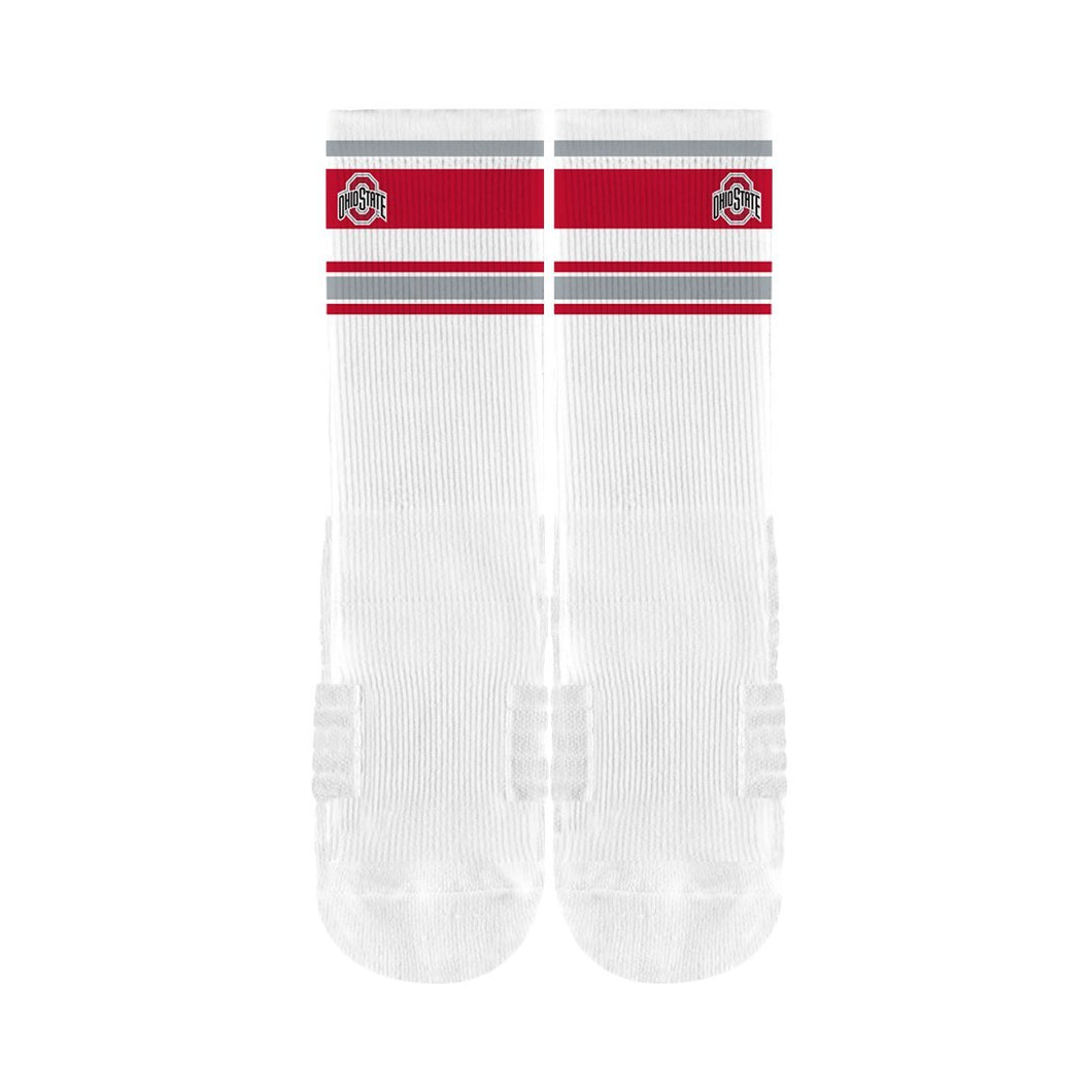 Ohio State Retro Stripes Socks