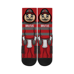 Ohio State Buckeyes Mascot Socks