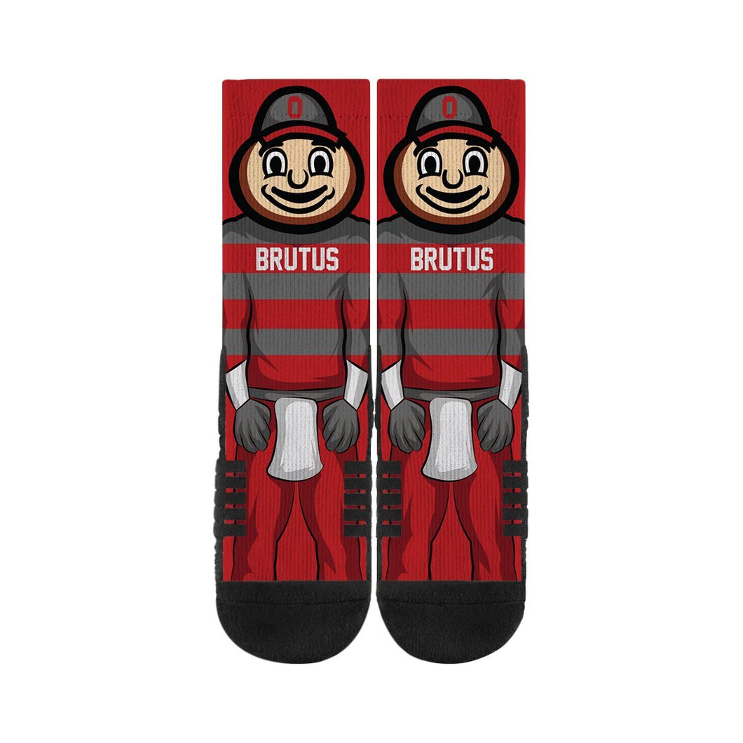 Ohio State Buckeyes Mascot Socks