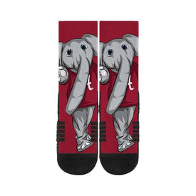 Alabama Big Al Mascot Sock