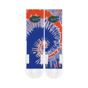 Gator Logo - Tie Dye Spiral Background