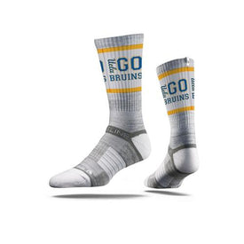 UCLA Slogan Grey Socks