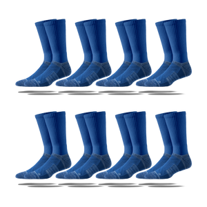 Navy Crew Socks Display Pack Of 8