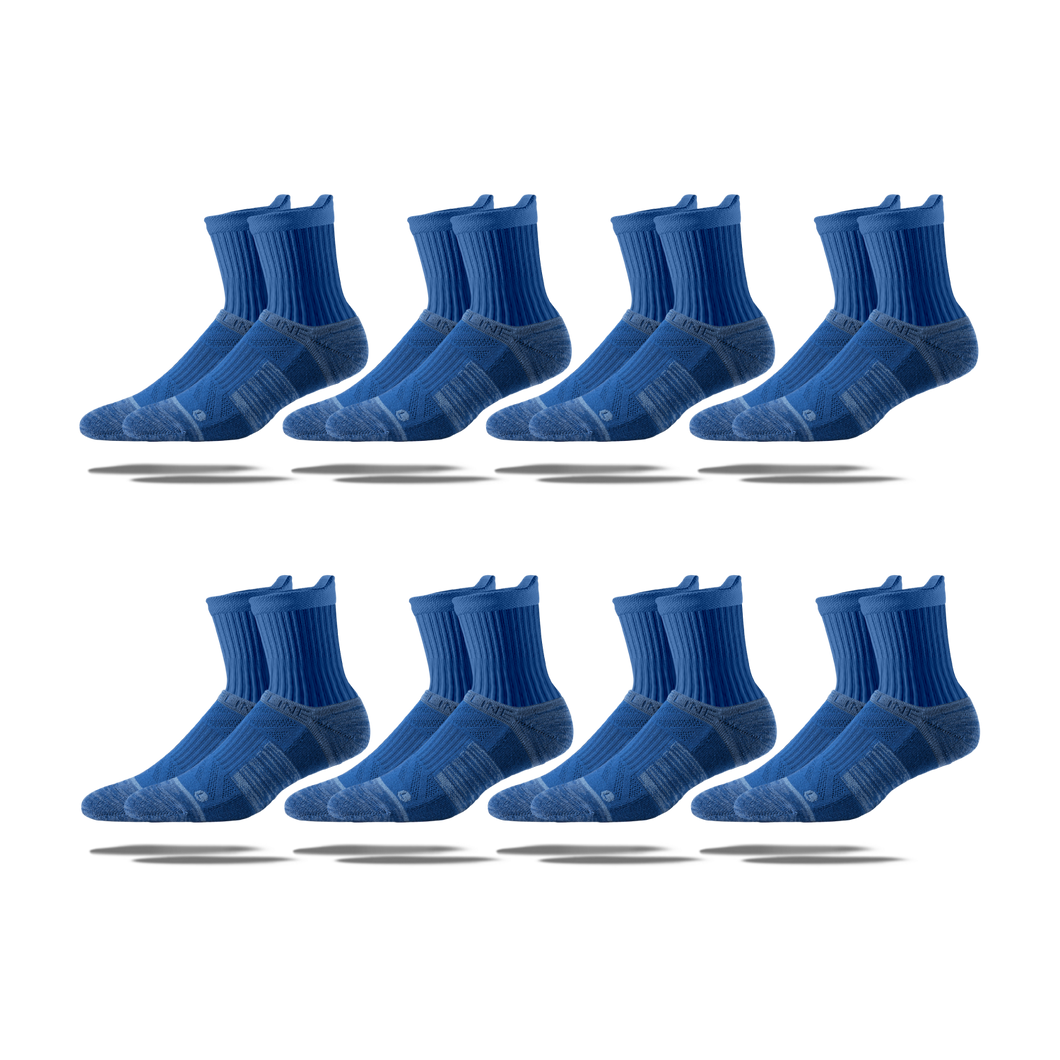 Navy Men's Mid Socks 8-Pack