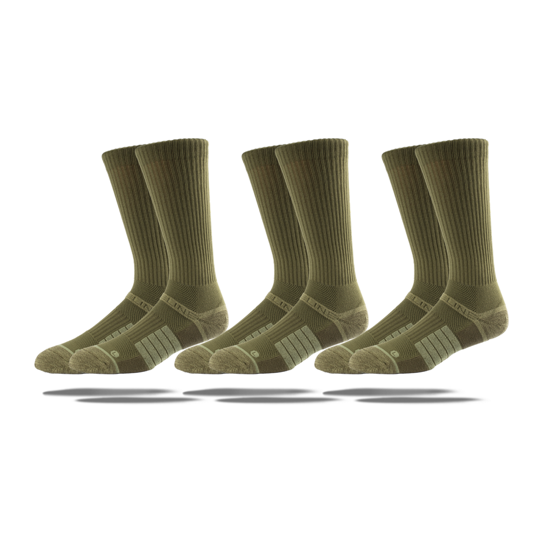 Unisex 3-Pack Gift Box: Olive Green