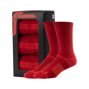 Unisex 3-Pack Gift  Box: Samba Red