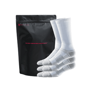white Crew Socks pack 3 with Package