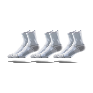 white Men's Mid Socks 3-Pack