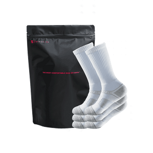 white Crew Socks pack 3 with Package