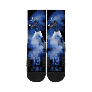 Ronald Acuña Jr. Blue Fog Socks