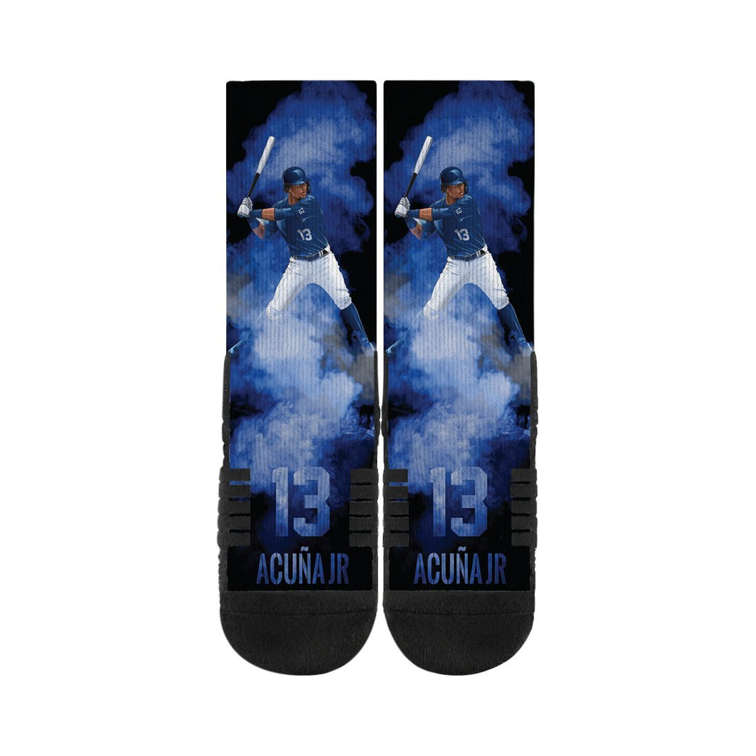 Ronald Acuña Jr. Blue Fog Socks