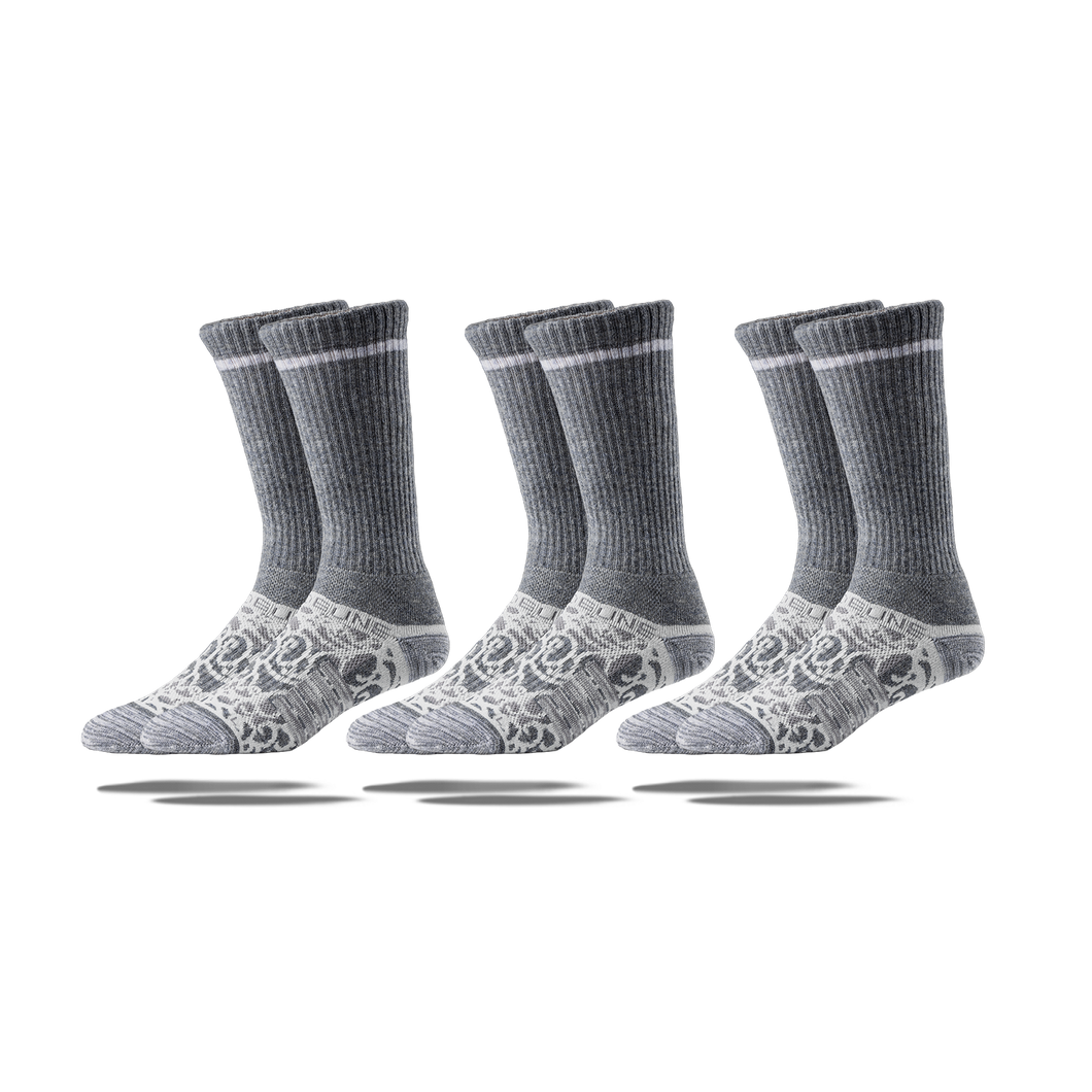 Curvy Design Socks ( 3 Pairs ) - Strideline ( text ) 